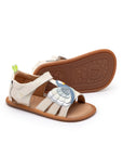 Macaw Sandals White Dream Mint Denim
