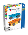 Magna-Tiles Cars 2-Piece Expansion Pack - Blue & Orange | The Elly Store