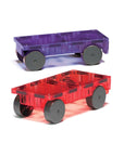 Magna-Tiles Cars 2-Piece Expansion Pack - Purple & Red | The Elly Store