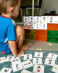 Magnetic Tile Topper - Alphabet Upper Case 40 pieces | Learn and Grow | The Elly Store