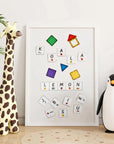 Magnetic Tile Topper - Alphabet Upper Case 40 pieces | Learn and Grow | The Elly Store