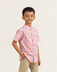 Mandarin-collared Shirt - Mickey Fanfare front