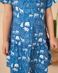 Mary Dress - Blue Elephant Families