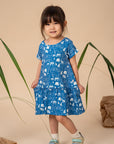 Mary Dress - Blue Elephant Families