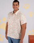 Men's Shirt - Colourful Puppies