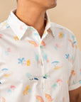 Men's Shirt - White Wilderness