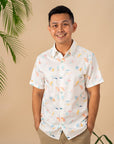 Men's Shirt - White Wilderness