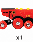 Mighty Red Action Locomotive train side