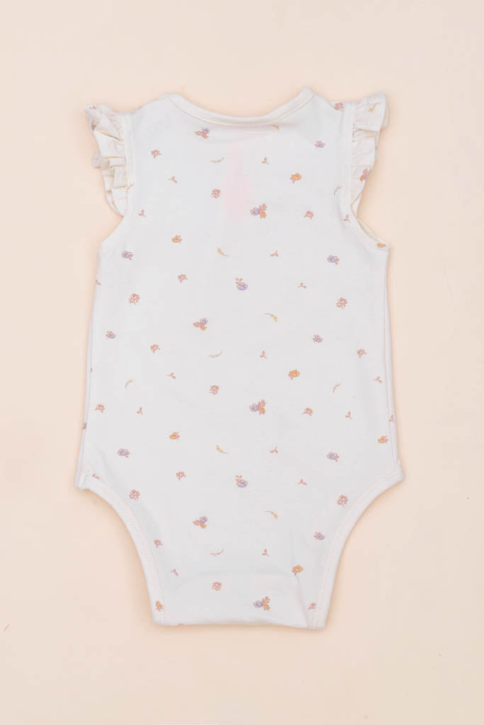 Millie Onesie - Cream Freesias