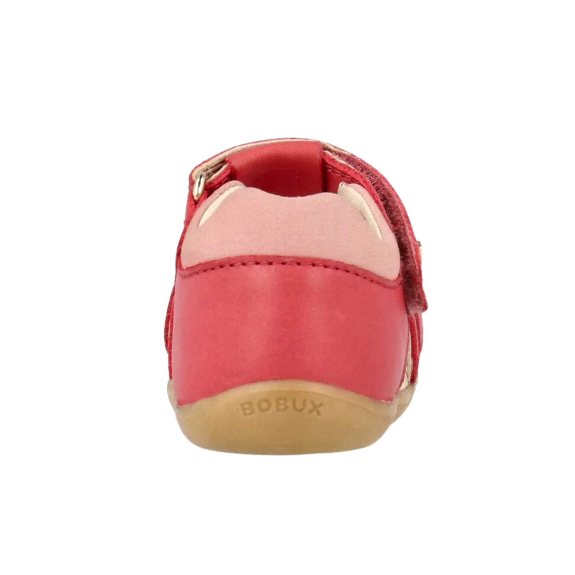 Bobux Mineral Red & Rose Cross Jump Sandals Step Up