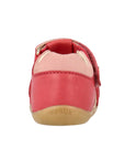 Bobux Mineral Red & Rose Cross Jump Sandals Step Up