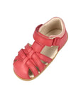Bobux Mineral Red & Rose Cross Jump Sandals Step Up