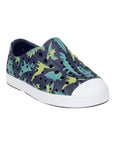 Jefferson Print Child Regatta Blue/ Shell White/ Trinket Dinosaurs front angle
