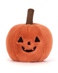 Jellycat Ooky Jack O Lantern soft pumpkin toy, front