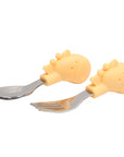 Palm Grasp Spoon & Fork Set - Lola (with case)