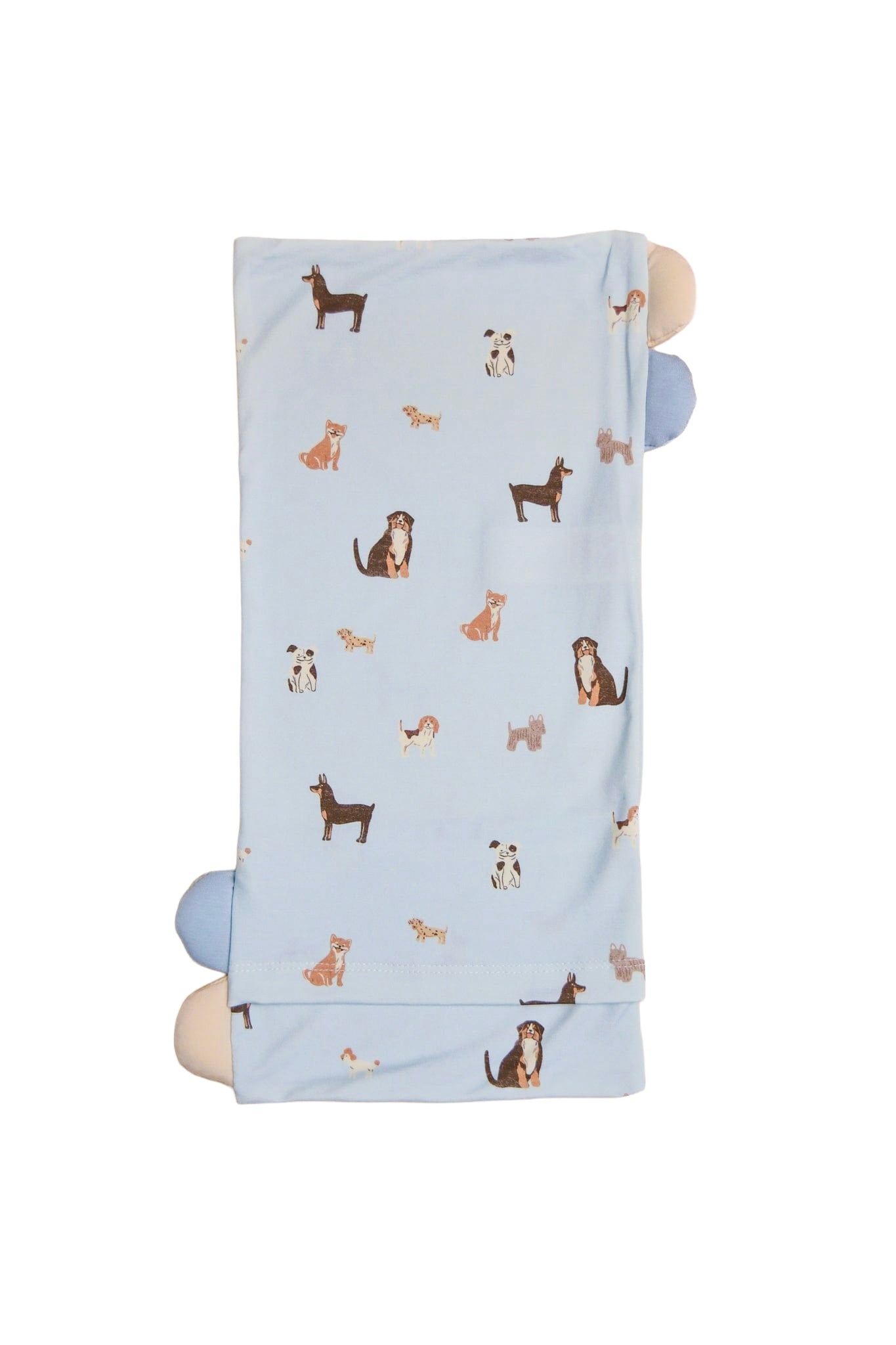 Pillow Case - Blue Doggies