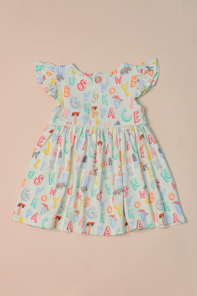 Piper Dress - Crayon Animals