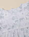 Piper Dress - Grey Elephant Families