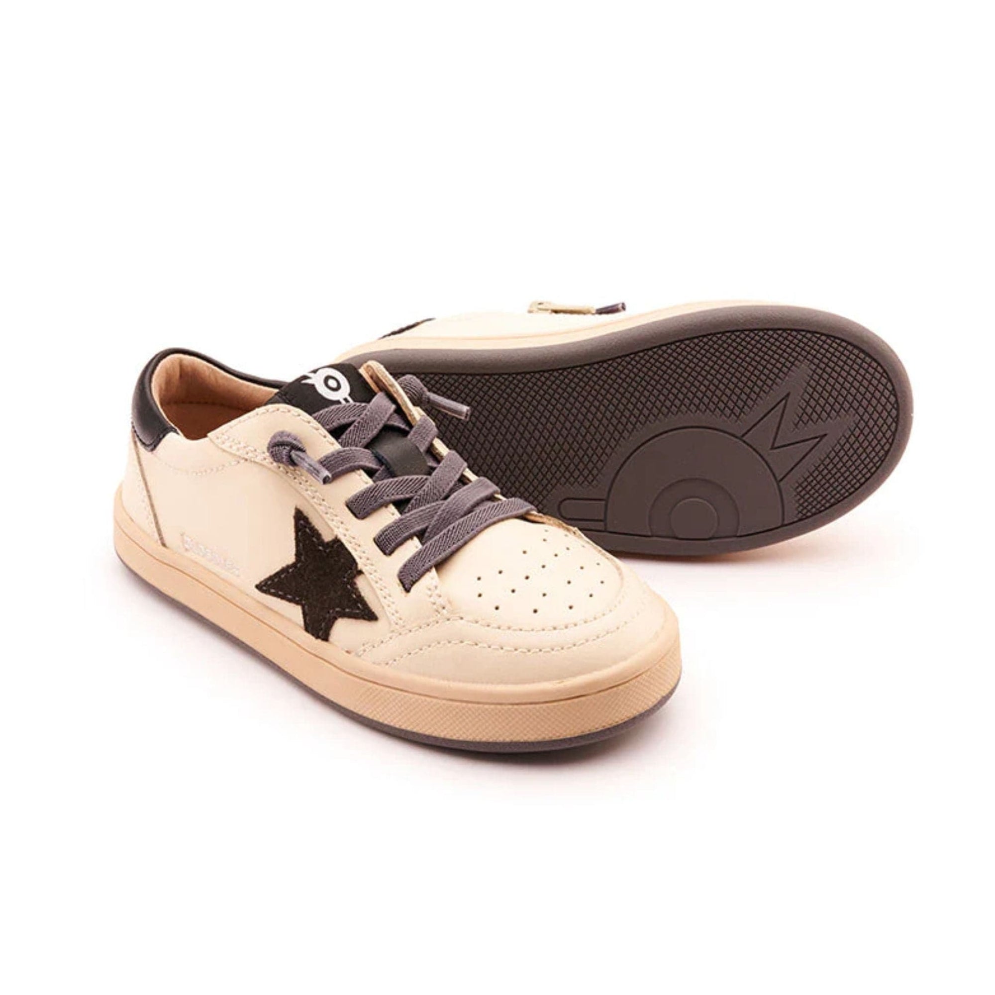 Old Soles Platinum Runner - Cream / Grey Suede / Black
