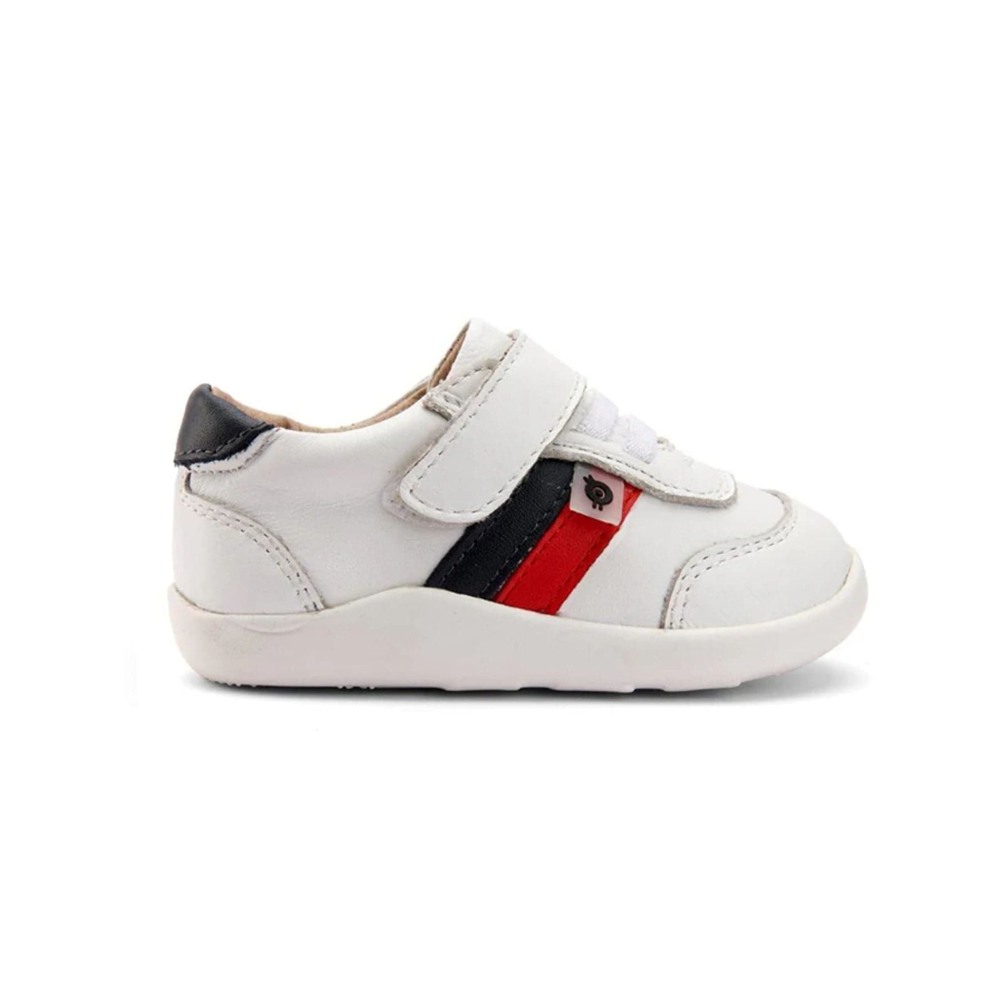 Old Soles Play Ground - Snow / Navy / Bright Red