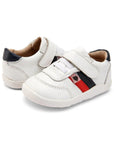 Old Soles Play Ground - Snow / Navy / Bright Red