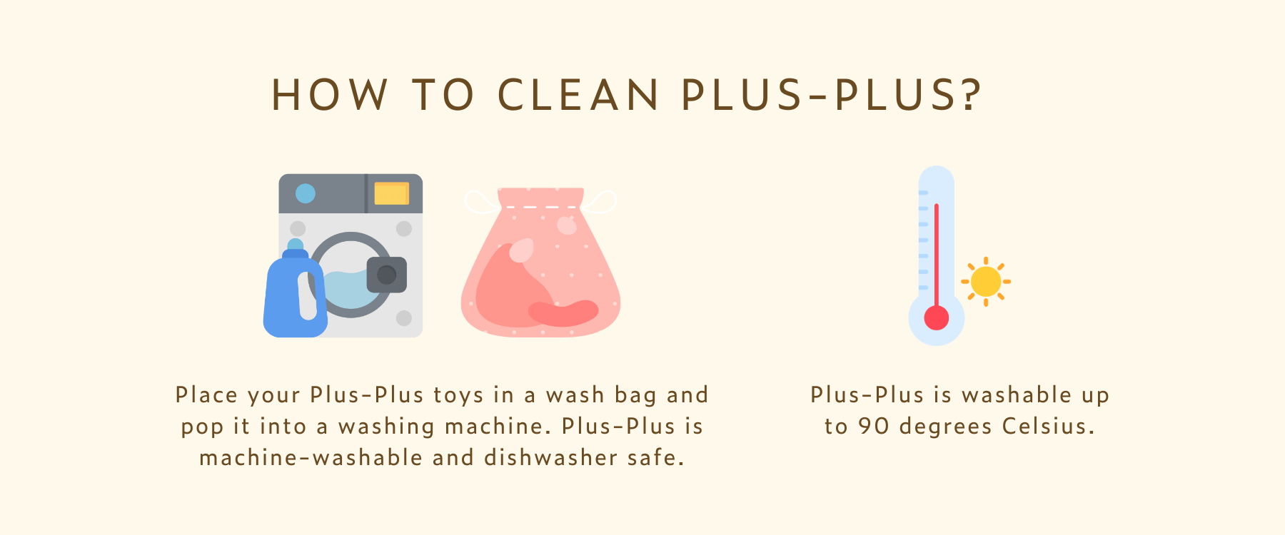 Machine Washable & Dishwasher Safe