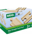 BRIO Mini Straight Track Pack | The Elly Store