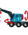 BRIO Freight Ship and Crane Wagon | The Elly Store