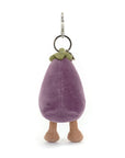 Jellycat | Vivacious Vegetable Aubergine Bag Charm | The Elly Store