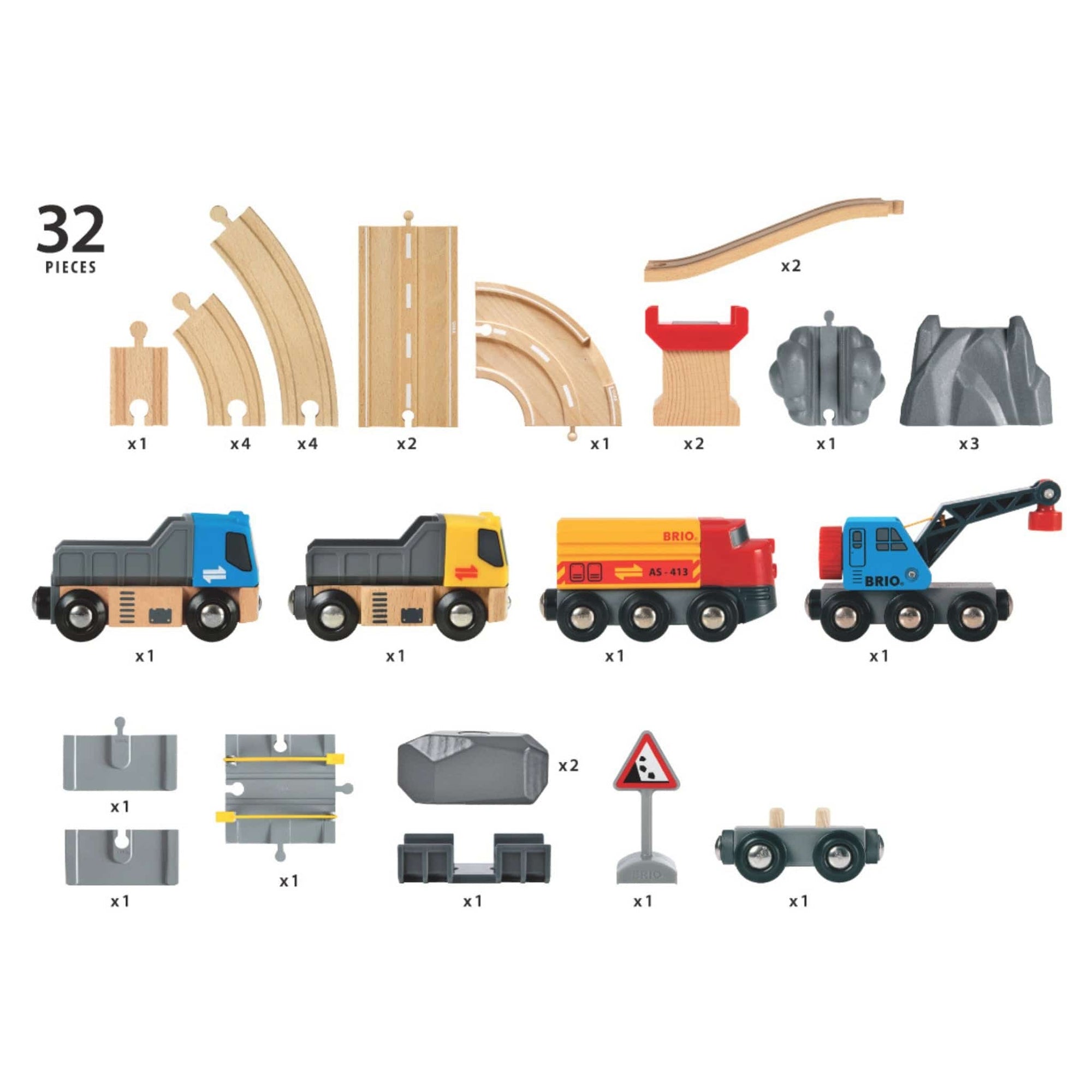BRIO | Rail & Road Loading Set | The Elly Store