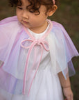 Petite Tulle Cape - Rainbow Sparkle