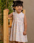 Jersey Flare Cheongsam - Rainbow Fish