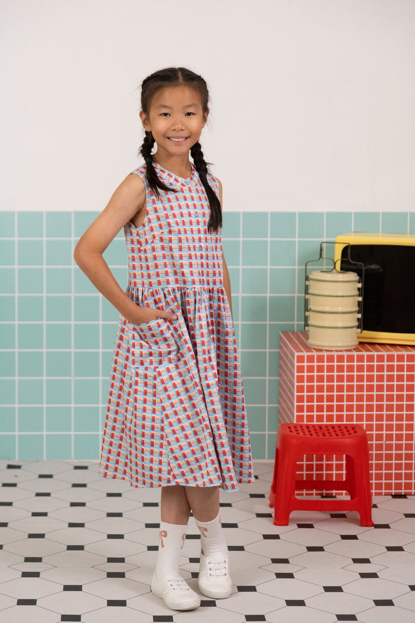 The Elly Store | Maya Dress - Haven Coral