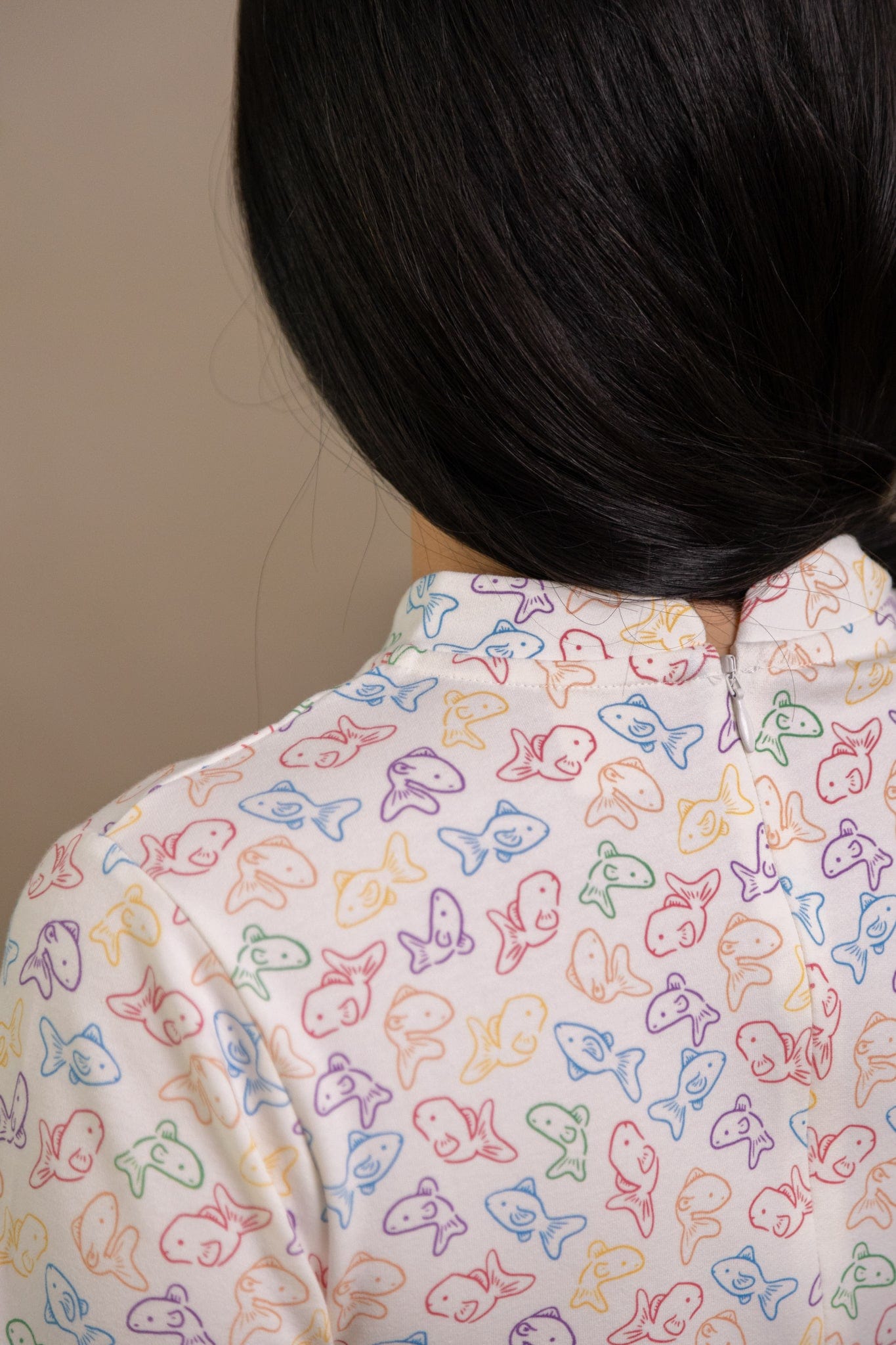 Ladies Tessa Top - Rainbow Fish