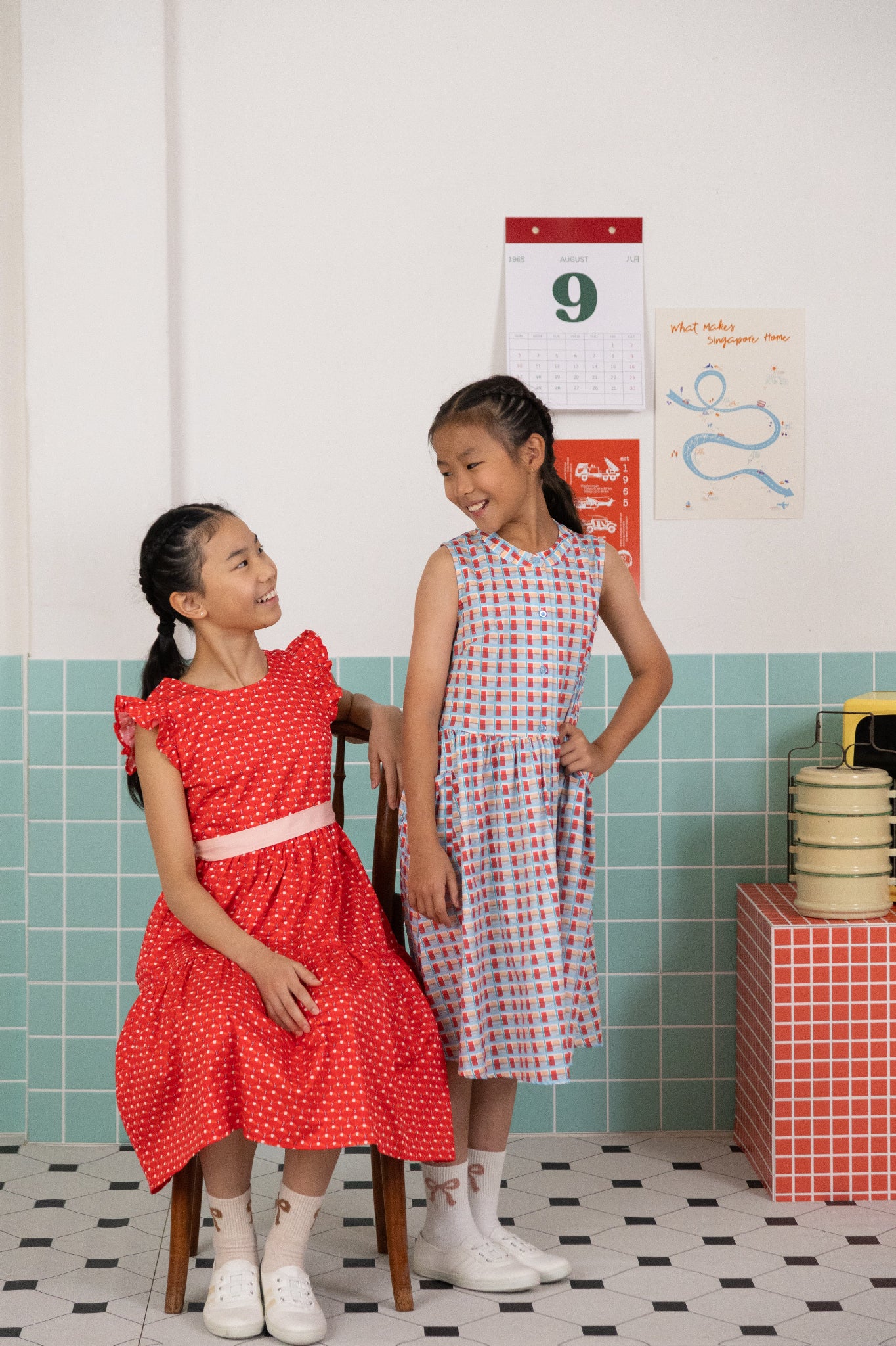 The Elly Store | Maya Dress - Haven Coral