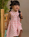 Jersey Flare Cheongsam - Knotty Snake