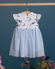 Flora Dress - Porcelain Clouds
