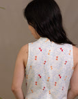 Ladies Mini Harper Cheongsam - Origami Goldfish