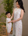 Ladies Mini Harper Cheongsam - Origami Goldfish