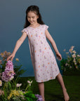 Girls' Flutter Nightgown - Lilac Floral Rapunzel