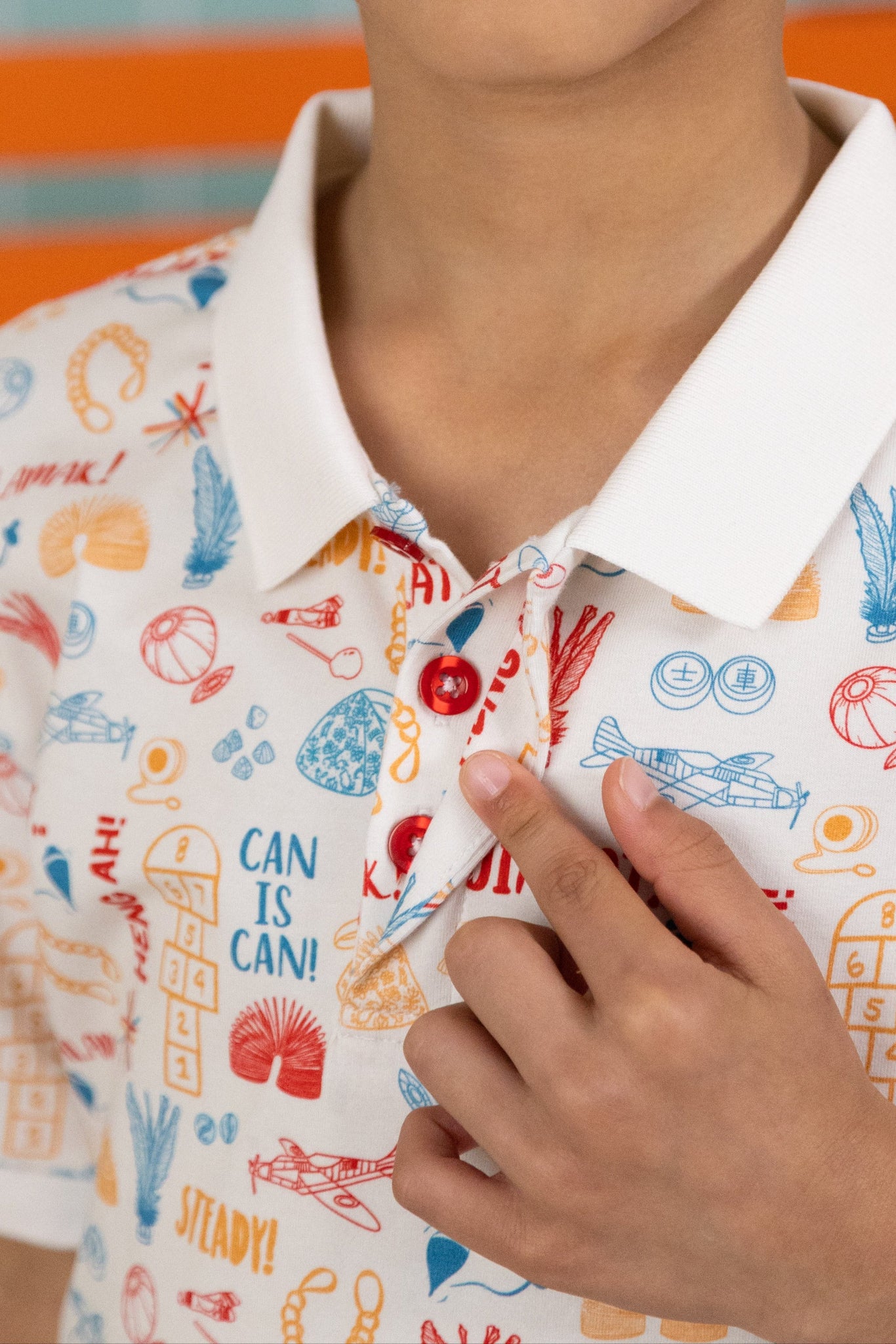 The Elly Store | Polo Tee - Childhood Games