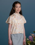 Amanda Top - Coral Flutter Spring