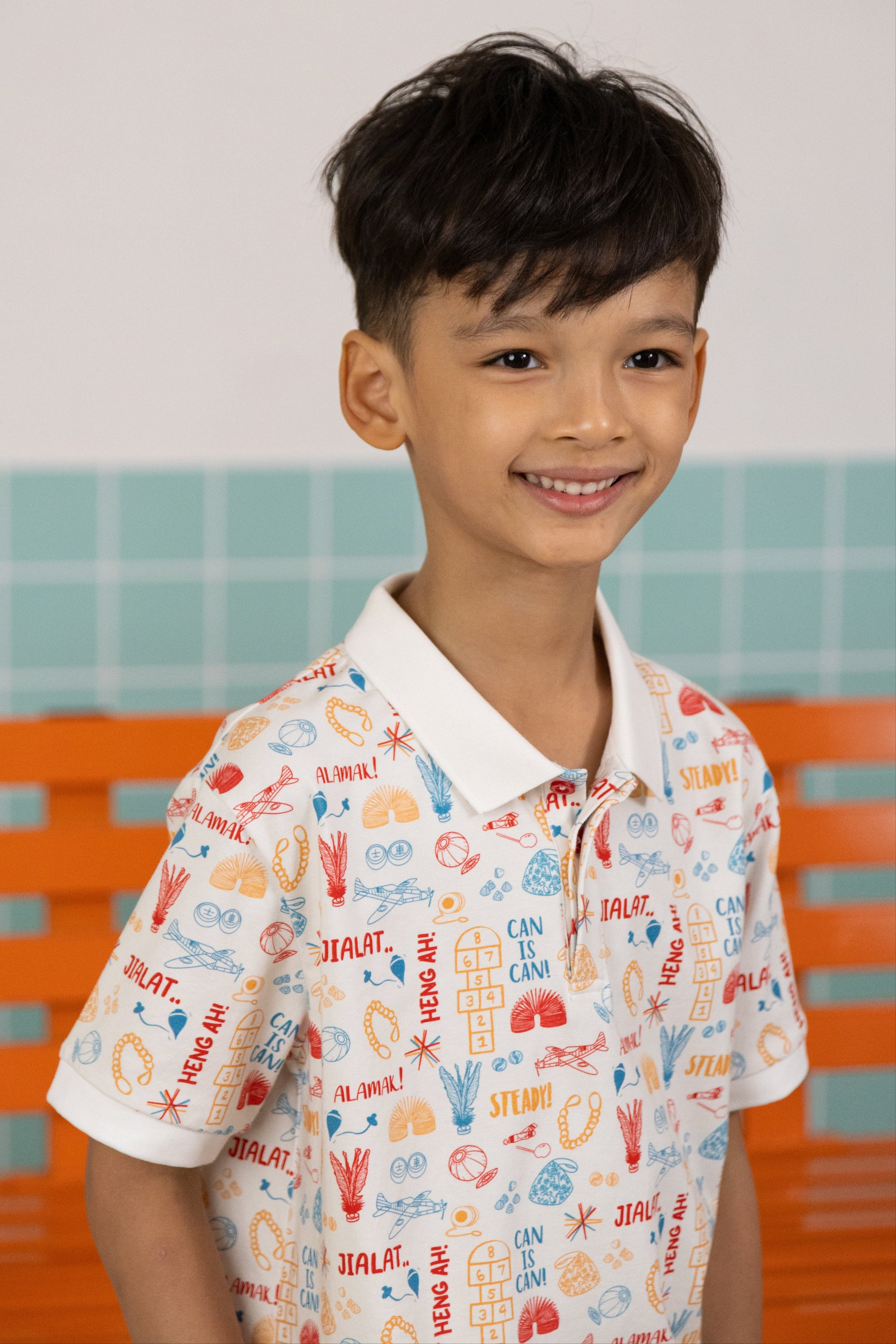 The Elly Store | Polo Tee - Childhood Games