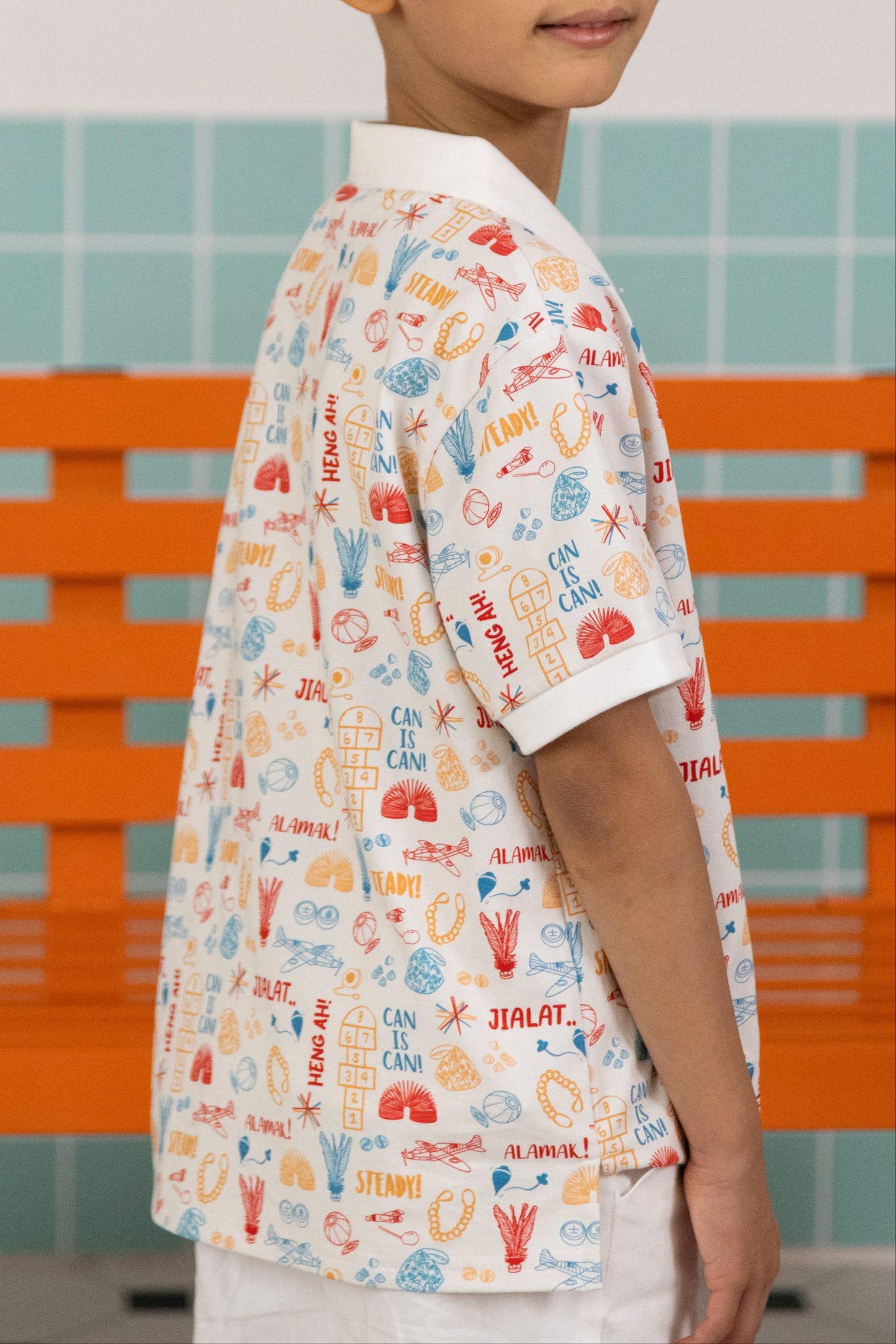 The Elly Store | Polo Tee - Childhood Games