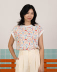 The Elly Store | Ladies Agnes Tee - Childhood Games