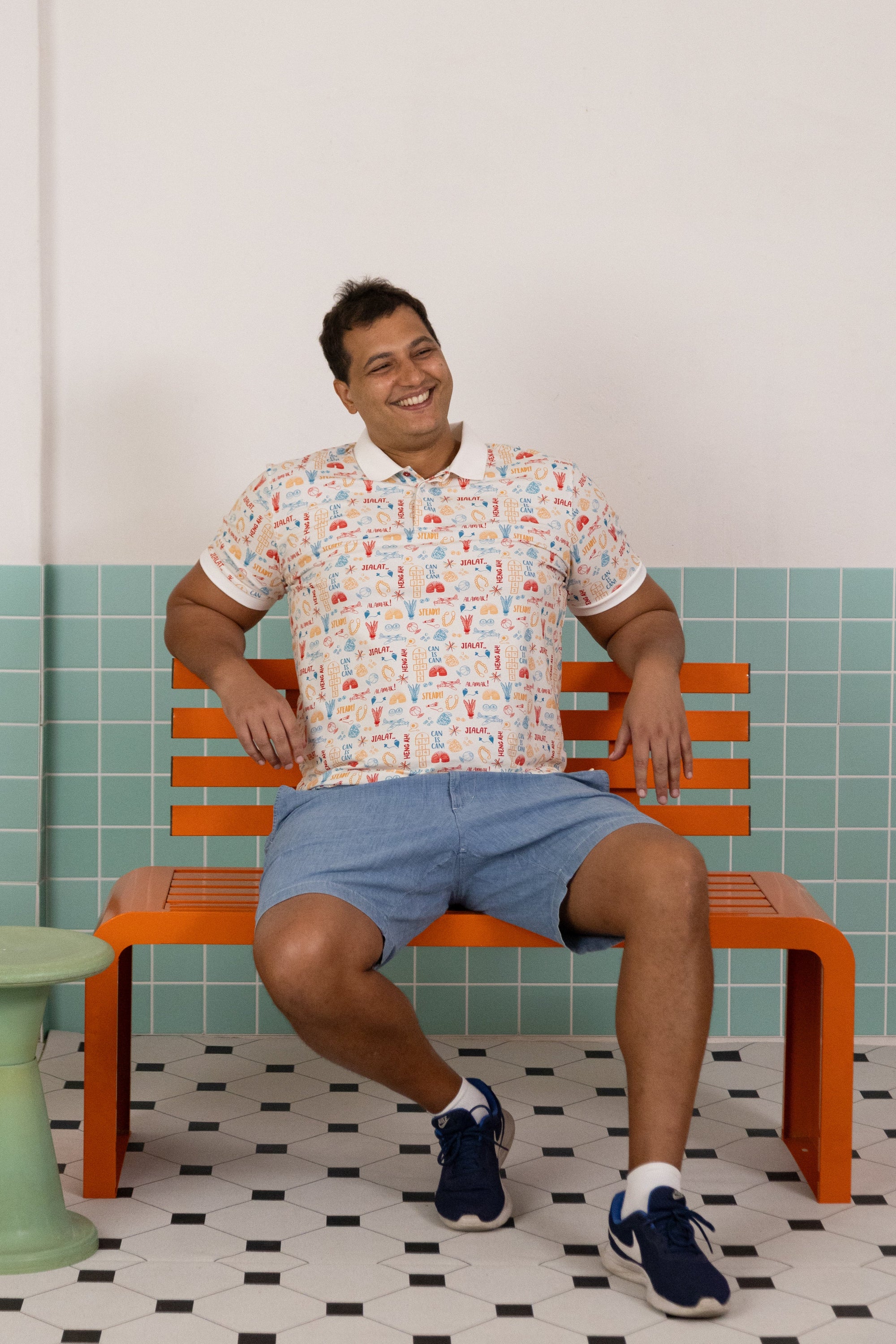 The Elly Store | Men's Polo Tee - Childhood Games