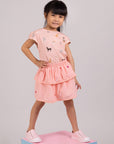 Camry Skirt - Pink Paws