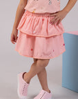 Camry Skirt - Pink Paws
