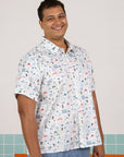 The Elly Store | Men's Shirt - Rainbow Road Trip Mickey