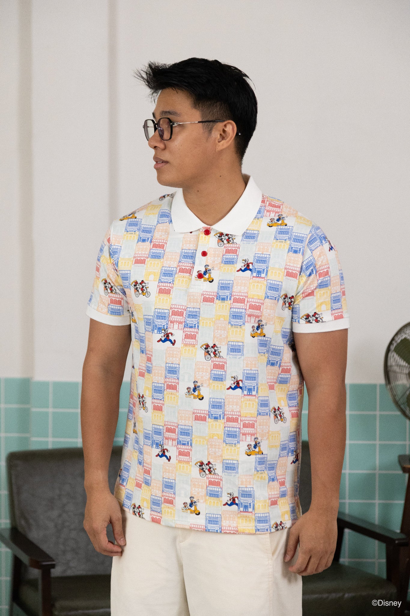 The Elly Store | Men's Polo Tee - Shophouse Mickey